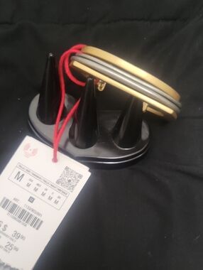Zara Srpls Metal Bracelette- Gold And Steel Colored